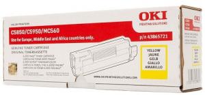 OKI TONER 43865721 (C5850/5950) YELLOW 6k