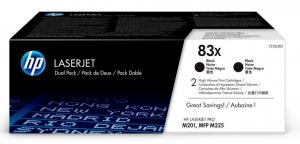 HP toner CF283XD (83X) fekete duo-pack nagykapacítású