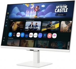Samsung LS27FM501EUXDU Smart Monitor 27" FHD IPS Tizen operációs rendszer, fehér